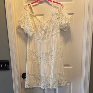 Signature by Robbie Bee White Lace Dress
